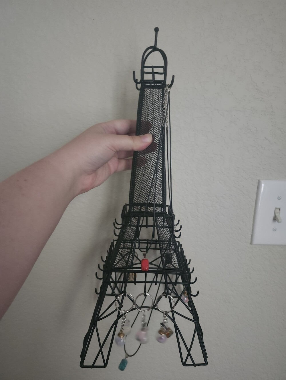 Eiffel Tower Jewelry Holder in Black